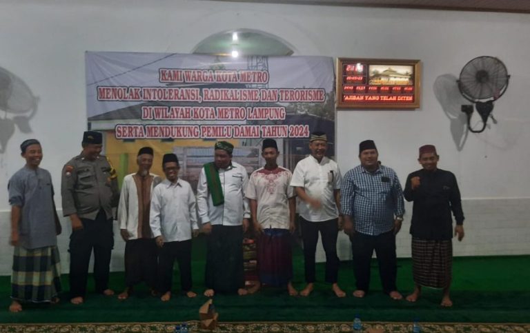 Warga Metro Kota Lampung tolak paham intoleransi dan radikalisme