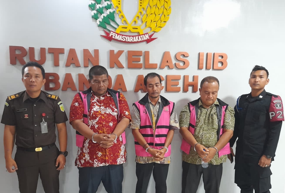 Tiga tersangka pengadaan sapi di Pemkab Aceh Tenggara dijebloskan ke penjara