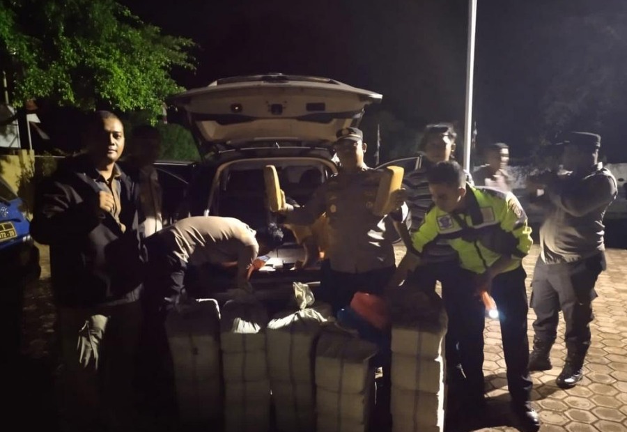 Mobil bawa ganja 150 kilogram kabur saat razia Polres Aceh Besar