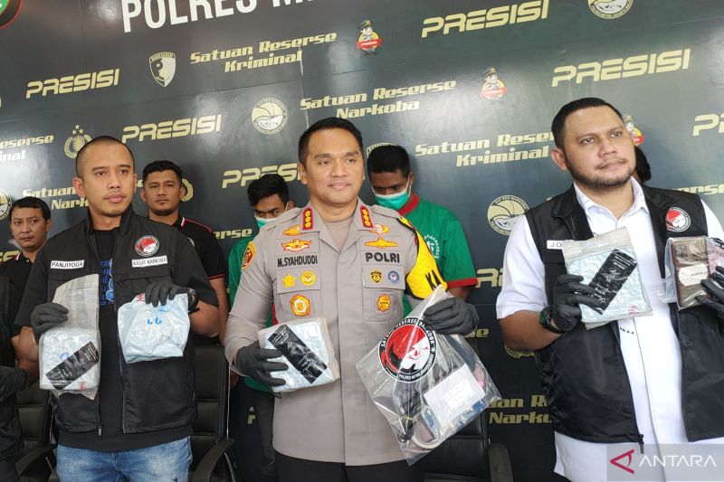 Polres Metro Jakarta Barat sita 25,1 kg sabu jaringan Aceh-Malaysia
