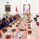 Presiden Jokowi terima pengurus PWI Pusat di Istana Merdeka