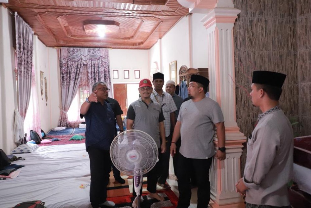 Pj Muhammad Iswanto pantau kondisi pemondokan kafilah Aceh Besar di MTQ-36 Simeuelue