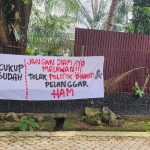 Spanduk tolak politik dinasti terpampang di Kampus USK Banda Aceh