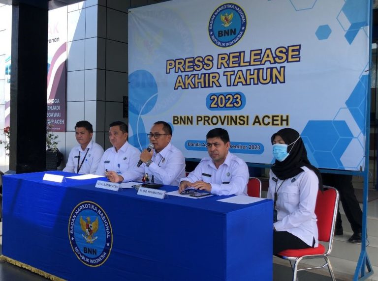 BNNP Aceh tangani 48 perkara narkoba sepanjang 2023