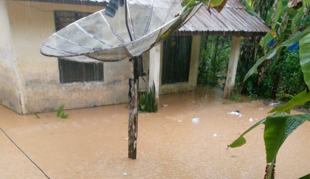 Banjir setinggi hampir satu meter landa lima desa di Aceh Jaya