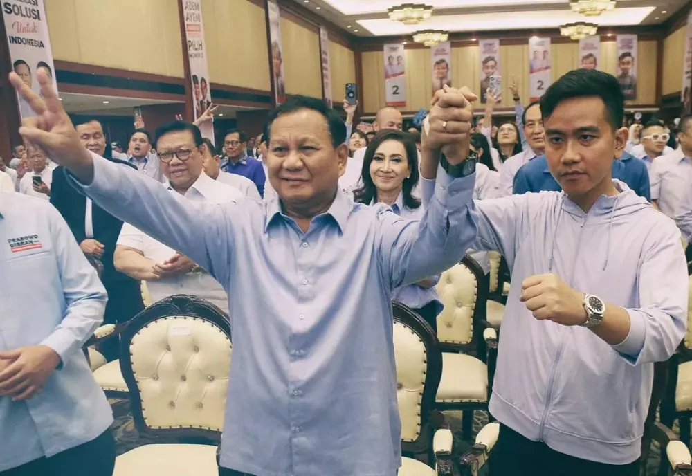 Hasil survei IPI, Prabowo-Gibran unggul 46,7 persen