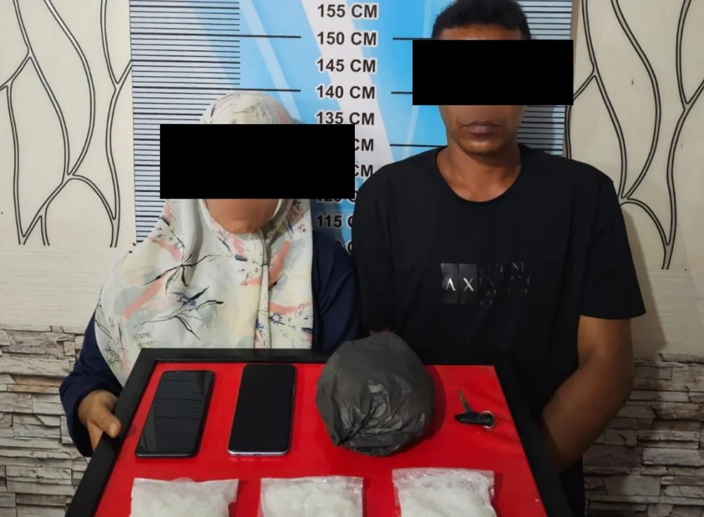 Sedang minum air kelapa, dua pengedar sabu di Aceh Timur diciduk polisi, barang bukti 305,60 gram