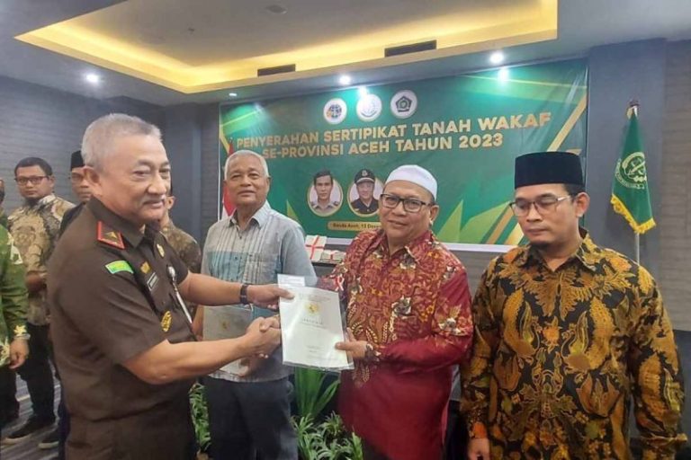 Kerjasama Kejaksaan, Kementrian Agama dan BPN perkuat alas hukum tanah wakaf