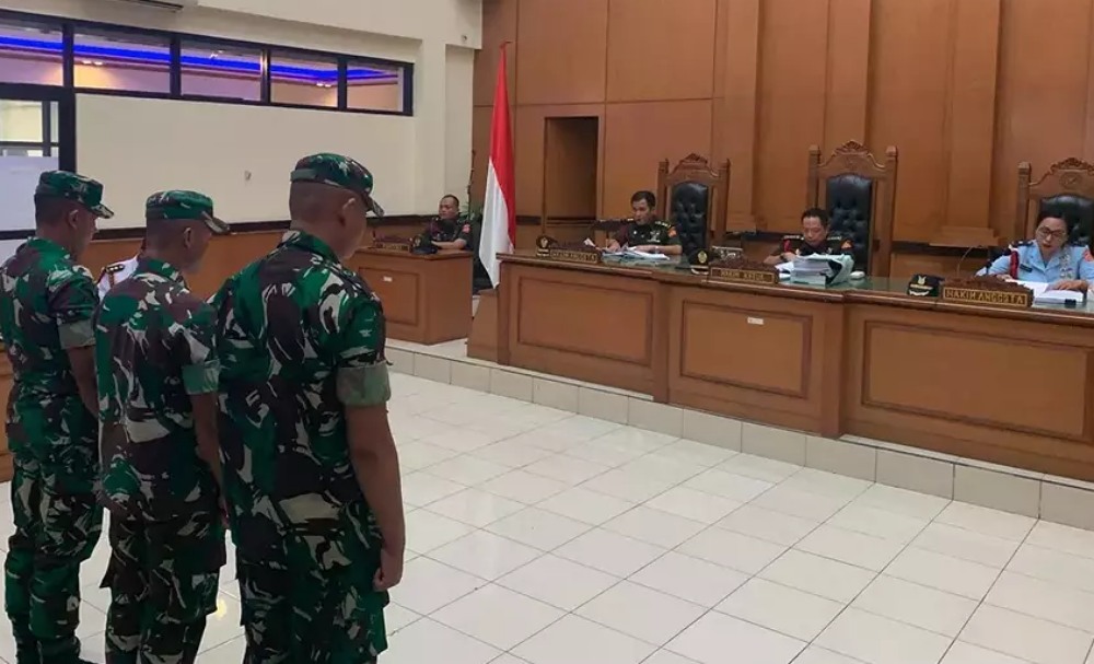 Oknum prajurit TNI pembunuh Imam Masykur vonis penjara seumur hidup dan dipecat