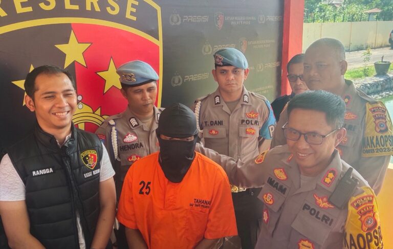 Polres Pidie tangkap Syamsuddin Ramli pelaku perkosaan lima anak dibawah umur