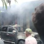Satu unit mobil Fortuner terbakar di Aceh Besar