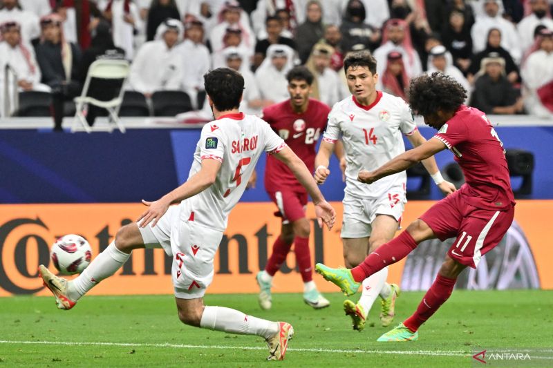 Taklukkan Tajikistan, Qatar melaju babak 16 besar Piala Asia 2023