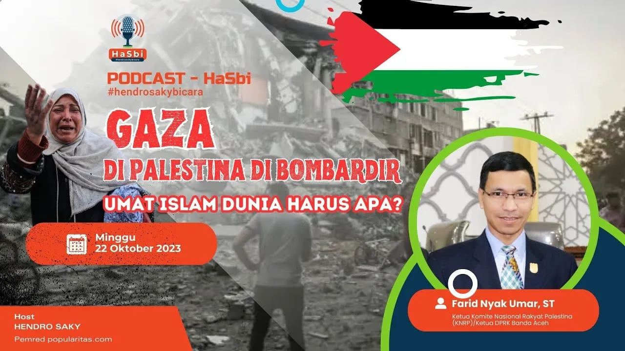 Gaza di Palestina di Bombardir, Umat Islam dunia harus apa?
