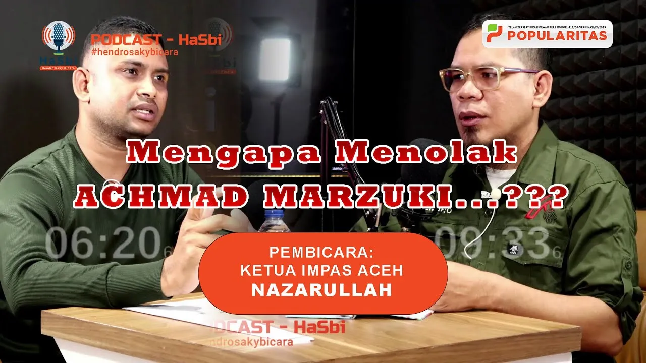 Mengapa Menolak pj Gubernur Aceh Achmad Marzuki..??