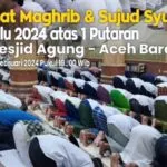Warga Aceh Barat sujud syukur Pemilu 2024 lancar dan berlangsung satu putaran