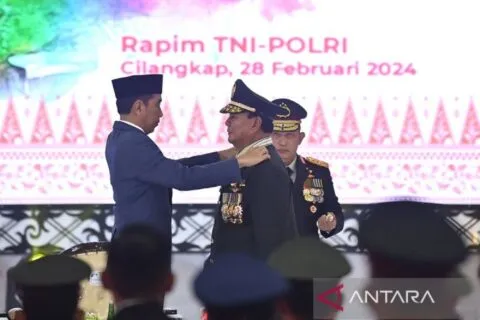 Jenderal Bintang empat untuk Prabowo Subianto
