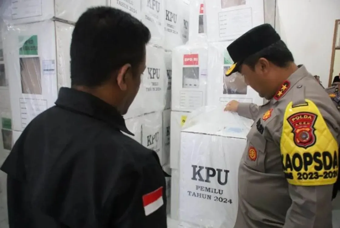 Kapolda Aceh cek kesiapan personel amankan Pemilu 2024 di Pidie