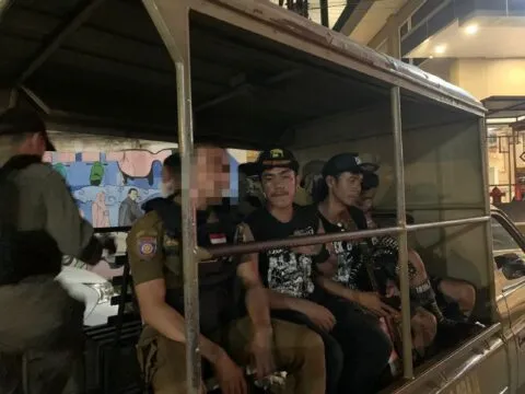 uat resah warga Banda Aceh, tiga gepeng ditangkap Satpol PP dan WH