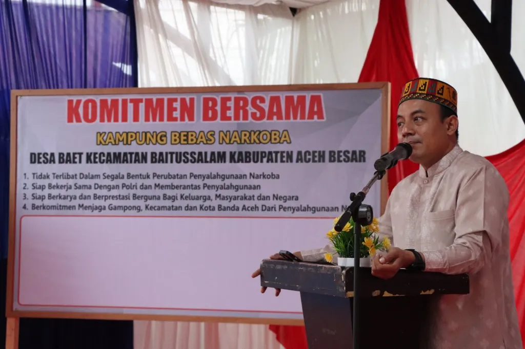 Tujuh Gampong di Aceh Besar telah ditetapkan kampung bebas narkoba