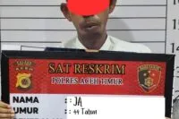 JA ditangkap Polres Aceh Timur atas perbuatan hamili anak kandungnya