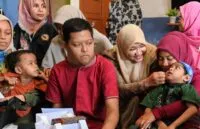 Cut Rezky Handayani berbagi berkah ramadhan bersama difabel Aceh Besar