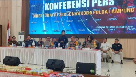 Polda Lampung ringkus 20 orang dan 80 kilogram sabu, Kombes Erlin : Jaringan Aceh-Medan