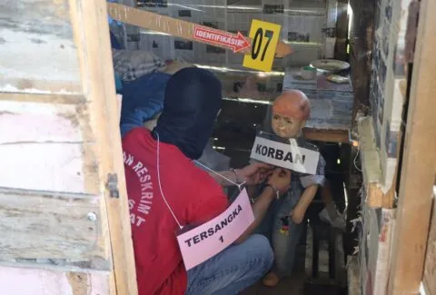Polres Aceh Barat gelar rekontruksi pembunuhan Barly Ghaisan Rabbani