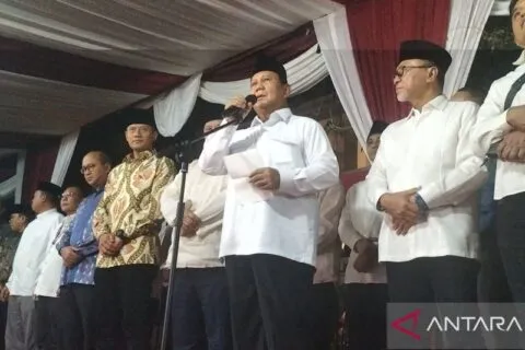 Prabowo : Saya akan jadi presiden untuk seluruh rakyat Indonesia