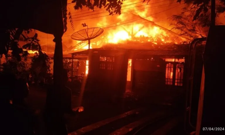 43 warga mengungsi usai 8 rumah ludes terbakar di Langsa
