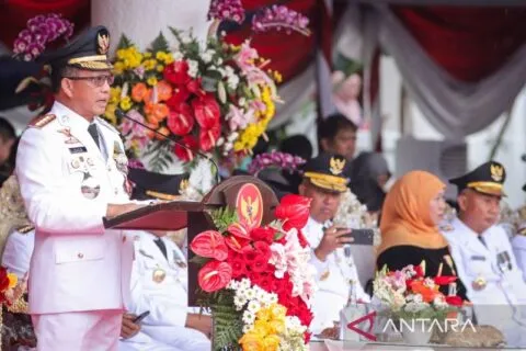 Pj Gubernur Aceh Bustami Hamzah hadiri HUT Otoda di Surabaya