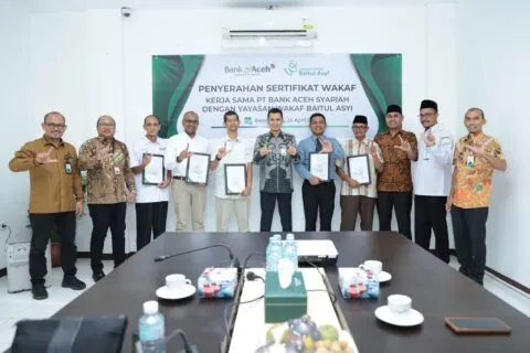 Yayasan Wakaf Baitul Asyi Gandeng Bank Aceh Terima Wakaf