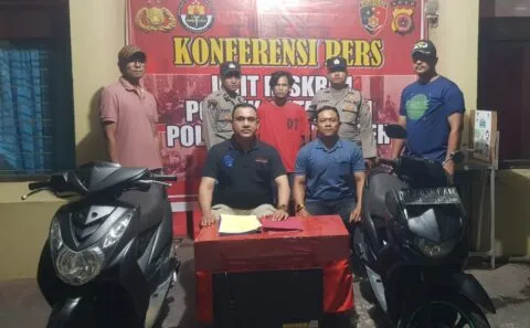 Polsek Kuta Alam Banda Aceh tangkap dua pelaku curanmor