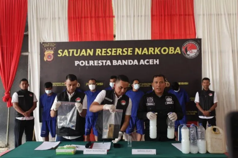 10 pengedar dan pengguna sabu ditangkap di Banda Aceh dan Aceh Besar
