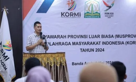 M Nasir Syamaun terpilih aklamasi sebagai Ketua KORMI Aceh
