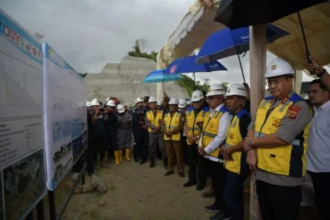 Bersama Kapolda, Kajati, Pangdam IM, Pj Gubernur Aceh cek kemajuan pembangunan Waduk Rukoh