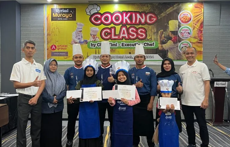 36 anak ikut program Fun Kids Activity Cooking Class yang diselenggarakan Kyriad Muraya Hotel Banda Aceh