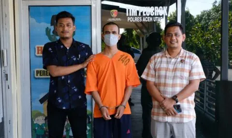 Sebar foto syur dan rudapaksa anak dibawah umur, oknum guru ngaji di Aceh Utara ditangkap polisi