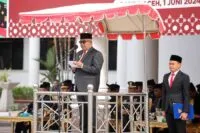 Pj Gubernur Aceh pimpin upacara Hari Lahir Pancasila