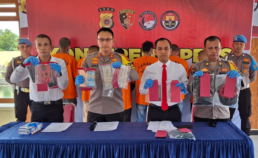 Polres Pidie tangkap dua pelaku curanmor