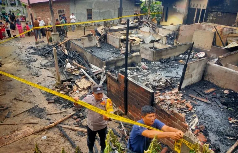 Tiga rumah warga Lhokseumawe terbakar