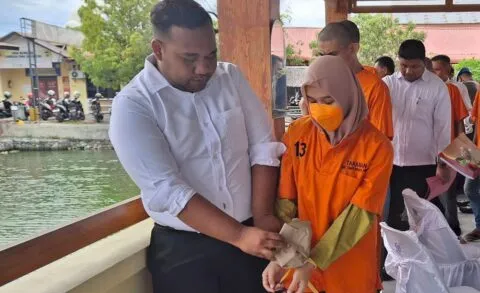 Jadi Kurir Sabu, Gadis Cantik Asal Pidie Diringkus Polisi