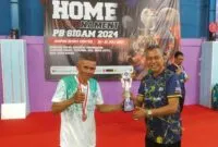 Pakwo, terpilih pemain terkocak di Home Turnamen PB SiGAM 2024