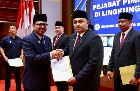 Lima pejabat eselon II Pemerintah Aceh Dilantik