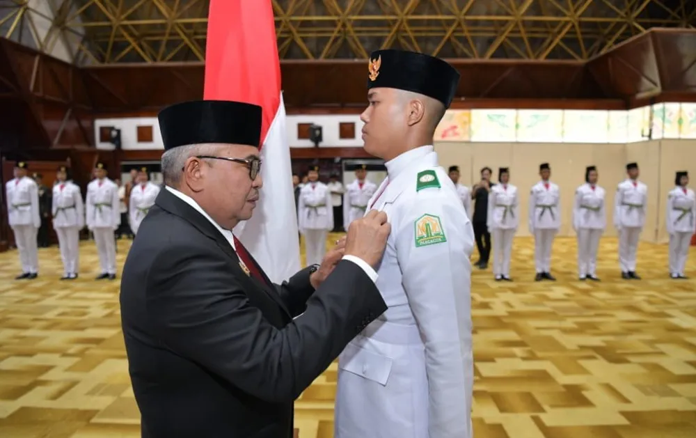Pj Gubernur Aceh kukuhkan petugas Paskibraka