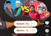 Poling Tiktok Popularitas, Bustami-Tusop 77 persen, Mualem-Dek Fad 23 persen