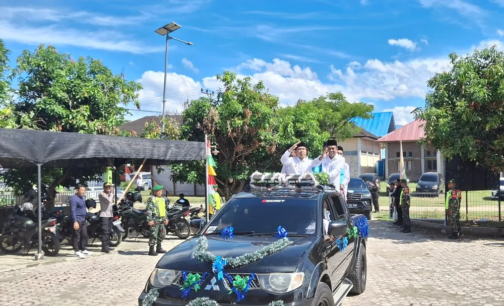 Syibral Malasyi-Hasan Basri Daftarkan Diri Sebagai Pasangan Calon Bupati Pidie Jaya