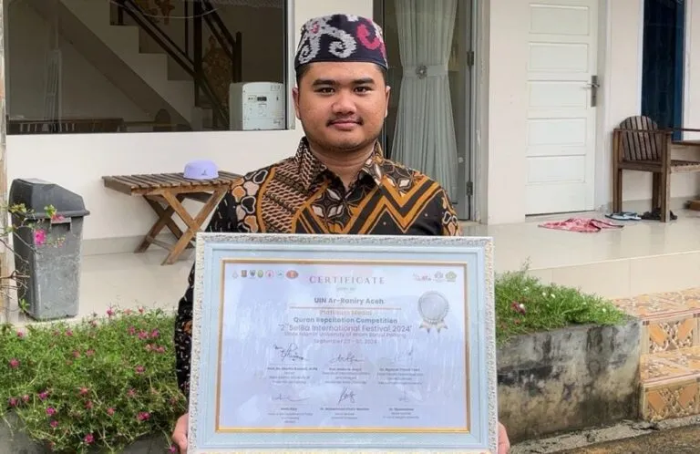 Personel Polri Polda Aceh, Bripda Dolly juara Musabaqah Hifzil Quran 30 juzz