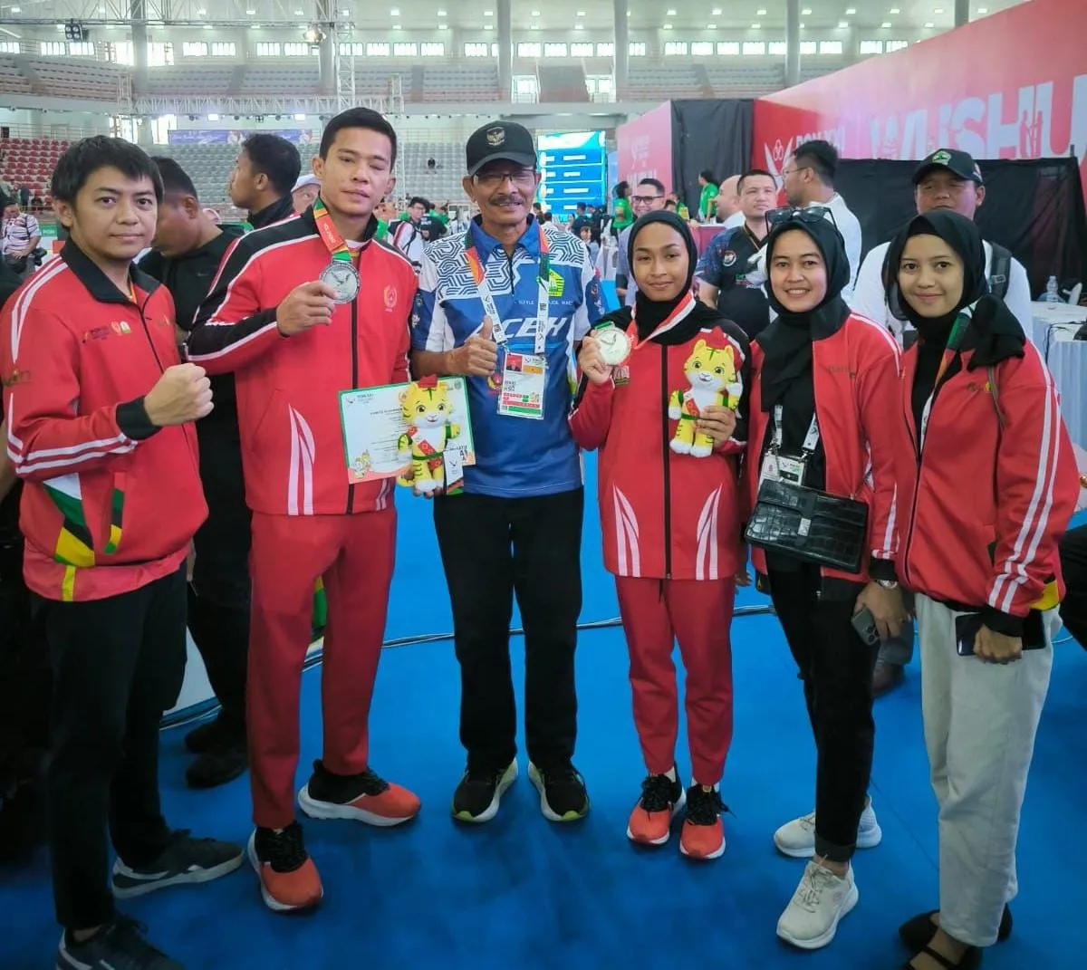 Atlet menembak Aceh akhiri puasa gelar, sabet emas di nomor 10 meter air pistol mix team di PON 2024