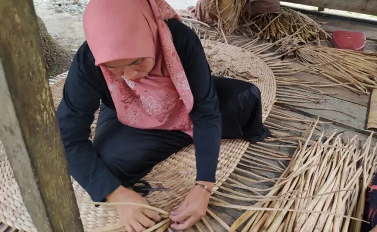 Potensi industri kerajinan anyaman enceng gondok di Aceh Barat 