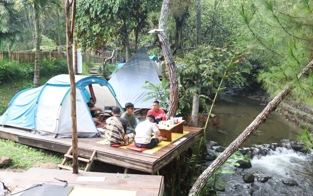 Serunya wisata kemah di Pentago Garden Bener Meriah